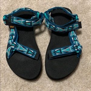 Aztec Print Teva Sandals